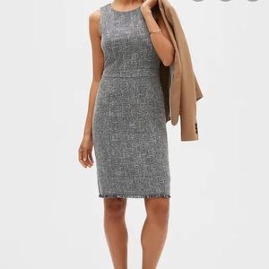 Banana Republic Stretch Boucle Dress Navy | size 0